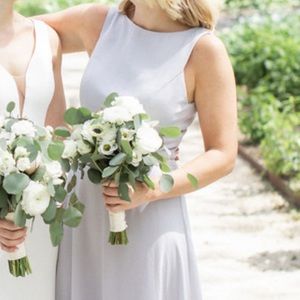 Amsale Brynn Bridesmaid dress in Dove